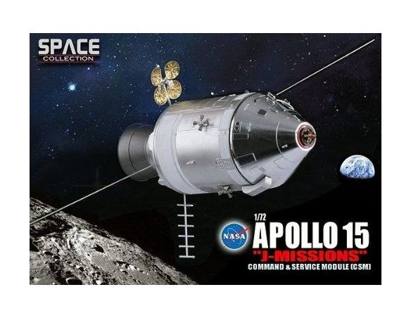 DRAGON SPACE COLLECTION 50397 APOLLO 15 J MISSION COMMAND & SERVICE MODULE Modellino