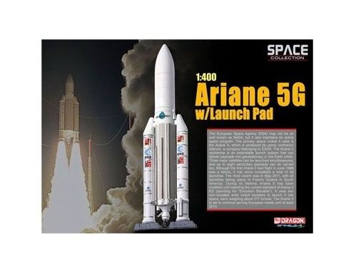 DRAGON SPACE COLLECTION 56230 ARIANE 5G WITH LAUNCH PAD Modellino