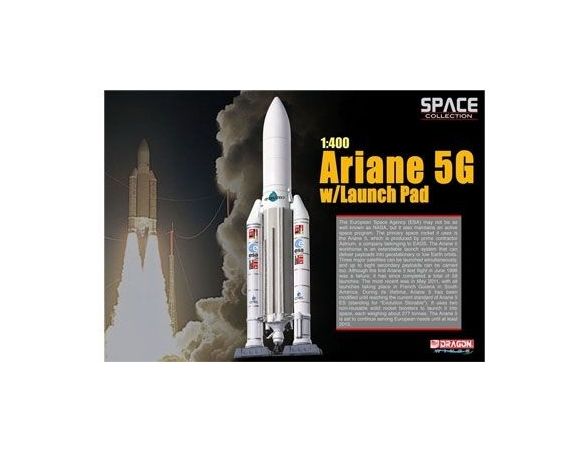 DRAGON SPACE COLLECTION 56230 ARIANE 5G WITH LAUNCH PAD Modellino