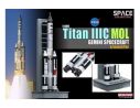 DRAGON SPACE COLLECTION 56232 TITAN III C MOL GEMINI SPACECRAFT WITH LAUNCH PAD Modellino