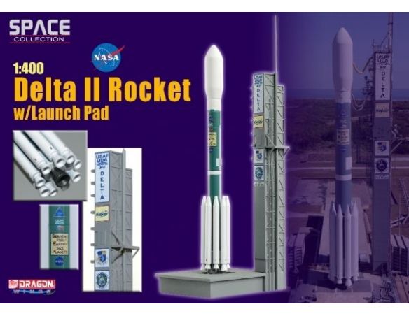 DRAGON SPACE COLLECTION 56238 DELTA II (7925) Modellino