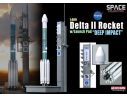 DRAGON SPACE COLLECTION 56243 DELTA II ROCKET WITH LAUNCH PAD DEEP IMPACT Modellino