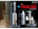 DRAGON SPACE COLLECTION 56343 SPACE TITAN III E WITH LAUNCH PAD Modellino