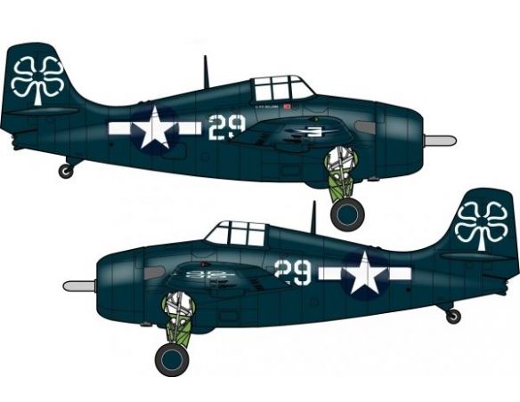 DRAGON WARBIRDS 50192 FM-2 WILDCAT VC-93 USS PETROF BAN APRIL 1945 Modellino