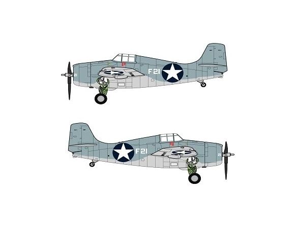 DRAGON WARBIRDS 50198 GRUMMAN F4F-4 WILDCAT VF-11 GUADALCANAL 1943 Modellino