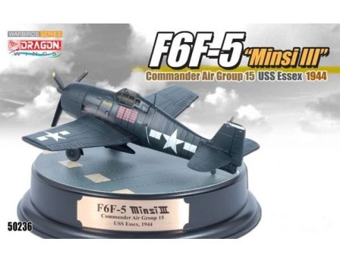 DRAGON WARBIRDS 50236 F6F-5 MINSI III COMMANDER AIR GROUP 15  ESSEX 1944 Modellino