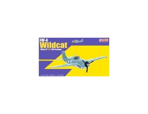 DRAGON WARBIRDS 50247 F4F-4 WILDCAT WHITE 23 VF-3 USS YORKTOWN Modellino