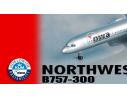 DRAGON WINGS 55558 NORTHWEST AIRLINES B757-300 Modellino