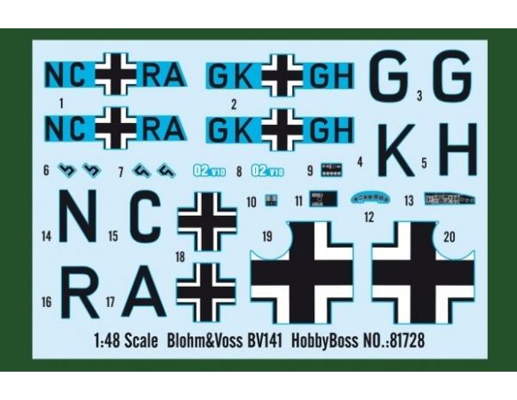 HOBBY BOSS KIT 81728 GERMAN BV-141 Modellino