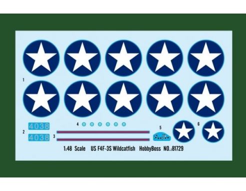 HOBBY BOSS KIT 81729 US F4F-3S WILDCATFISH Modellino