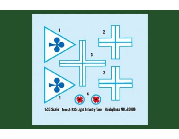 HOBBY BOSS KIT 83806 FRENCH R35 LIGHT INFANTRY TANK Modellino