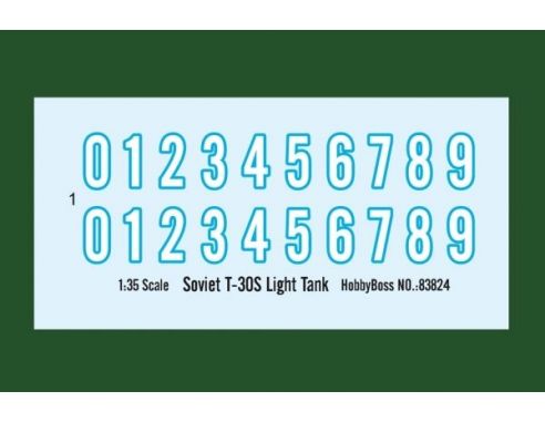 HOBBY BOSS KIT 83824 RUSSIAN T-30S LIGHT TANK Modellino