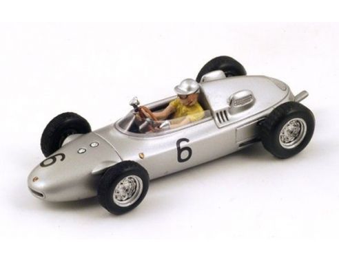 Spark Model S1867 PORSCHE 718 H.HERRMANN 1961 N.6 9th MONACO GP 1:43 Modellino