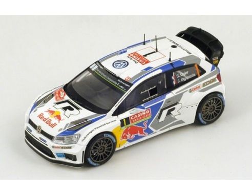 Spark Model S3785 VW POLO R WRC N.1 WINNER MONTE CARLO 2014 S.OGIER-J.INGRASSIA 1:43 Modellino