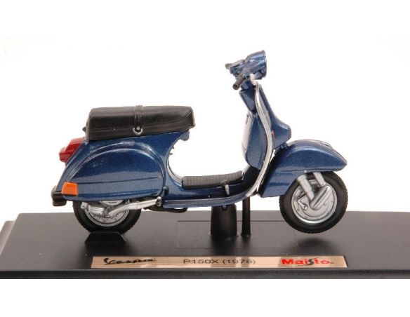 Maisto MI4272B VESPA P150X 1978 BLUE 1:18 Modellino