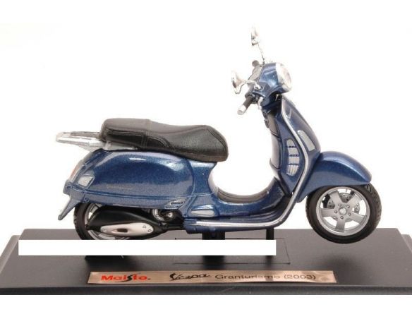 Maisto MI3131B VESPA GRANTURISMO 2003 BLUE 1:18 Modellino