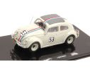 Hot Wheels HWBCK07 HERBIE IL MAGGIOLINO TUTTO MATTO THE LOVE BUG N.53 1963 1:43 Modellino