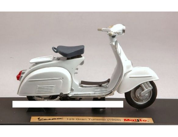 Maisto MI5082W VESPA 125 GRAN TURISMO 1966 WHITE 1:18 Modellino