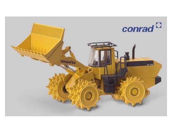 Conrad 2437 Komatsu WF 450 3 Compattore 1/50 Die-cast Modellino