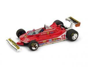 Brumm BM0512 FERRARI 312 T4 G.VILLENEUVE 1979 N.12 2nd FRANCE GP 1:43 Modellino