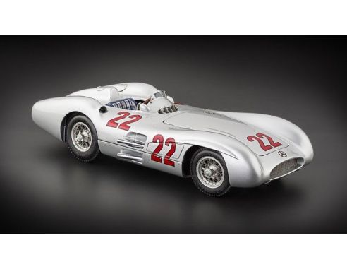 CMC CMC128C MERCEDES W196R H.HERMANN 1954 N.22 RETIRED  FRANCE GP 1:18 Modellino