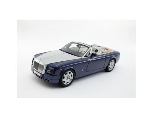 Kyosho KY8871MB ROLLS ROYCE PHANTOM DROPHEAD CABRIO 2013 METROPOLITAN BLUE 1:18 Modellino