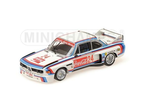 Minichamps PM430762924 BMW 3.5 N.24 10th 24H DAYTONA 1976 D.HOBBS-B.PARSONS 1:43 Modellino