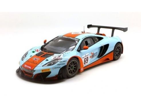 True Scale Miniatures TSM141822 MC LAREN 12C GT3 N.69 14th SPA 2013 CARROLL-VERDONCK-R.BELL 1:18 Modellino