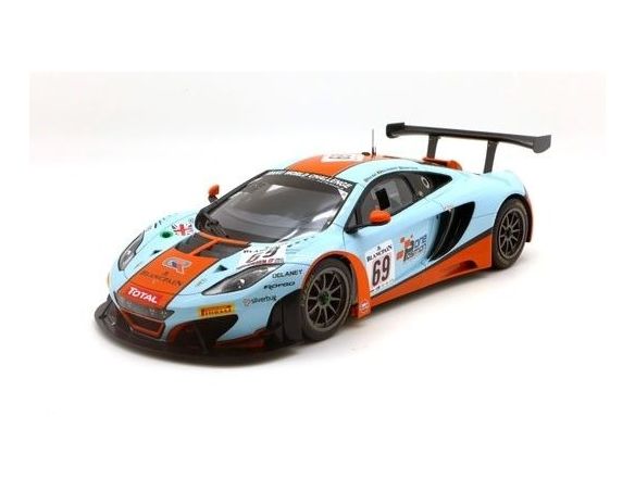 True Scale Miniatures TSM141822 MC LAREN 12C GT3 N.69 14th SPA 2013 CARROLL-VERDONCK-R.BELL 1:18 Modellino