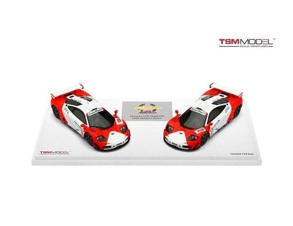 True Scale Miniatures TSM144332 MC LAREN F1 GTR N.2 & N.6 CARS SET ZHUHAI 1996 ED.LIM.PCS 120 1:43 Modellino
