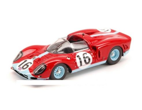 Tecnomodel TMDMI54A FERRARI 365 P2 N.16 SPYDER N.16 LM 1966 ATTWOOD-PIPER ED.LIM.PCS 80 1:43 Modellino