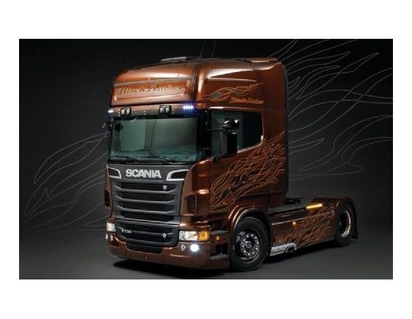 Italeri IT3897 SCANIA R730 V8 BLACK AMBER KIT 1:24 Modellino