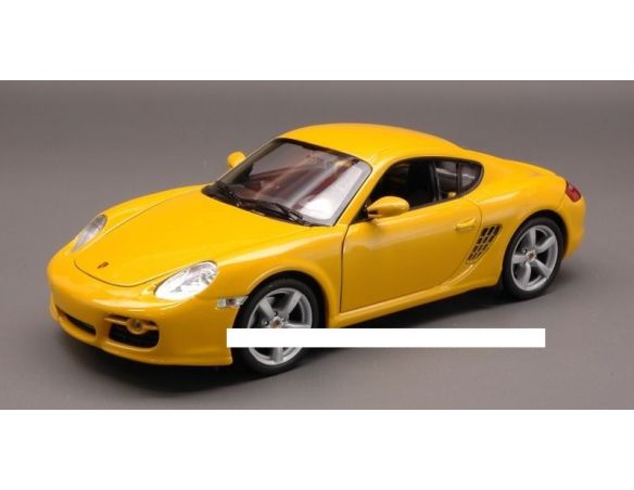 Welly WE0303 PORSCHE CAYMAN 2006 YELLOW 1:24 Modellino