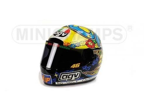 Minichamps PM327990046 CASCO V.ROSSI 1999 WORLD CHAMPION GP 250 1:2 Modellino