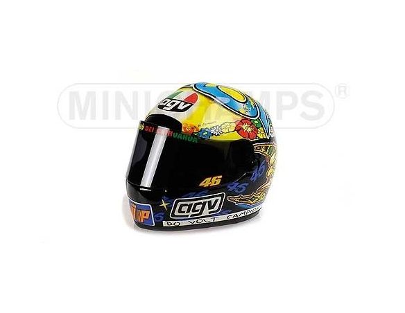 Minichamps PM327990046 CASCO V.ROSSI 1999 WORLD CHAMPION GP 250 1:2 Modellino