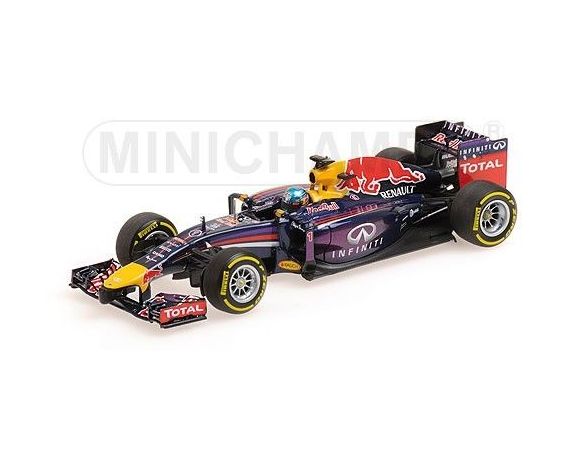 Minichamps PM410140001 RED BULL S.VETTEL 2014 1:43 Modellino