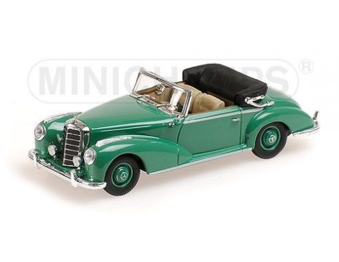 Minichamps PM430032335 MERCEDES 300S CABRIOLET W188 1954 GREEN 1:43 Modellino