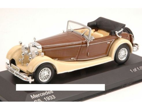 White Box WB071 MERCEDES SS 1933 BEIGE/BROWN 1:43 Modellino