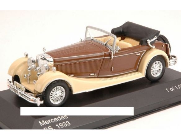 White Box WB071 MERCEDES SS 1933 BEIGE/BROWN 1:43 Modellino