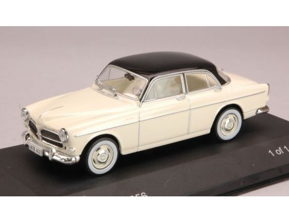 White Box WB062 VOLVO AMAZON 120 1956 WHITE/BLACK 1:43 Modellino