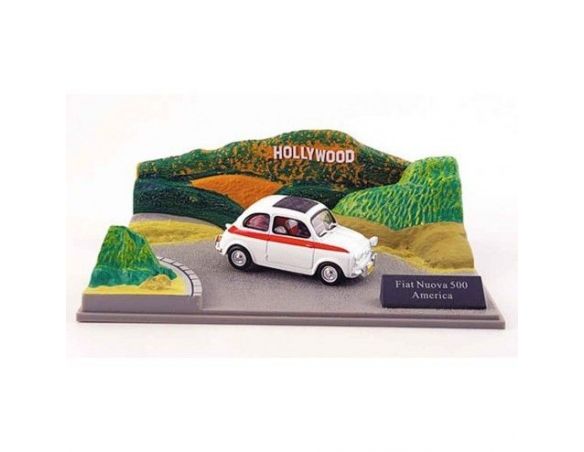 500 010 FIAT NUOVA 500 AMERICA HOLLYWOOD 1/43 Modellino
