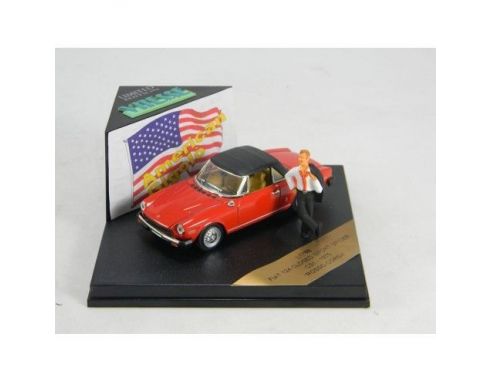 Ed.lim.mini Miniera ROM01 FIAT 124 SPORT SPIDER AMERICAN GIGOL Modellino