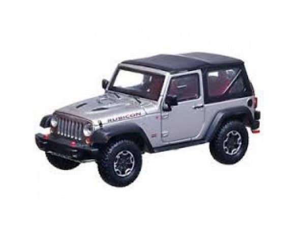 Greenlight 86046 JEEP WRANGLER RUBICON SILVER 1/43 Modellino