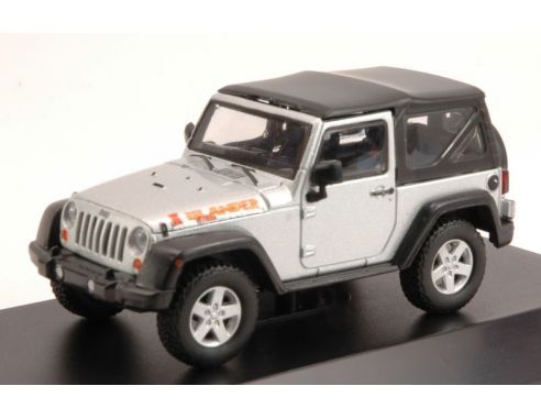 Greenlight GREEN86049 JEEP WRANGLER ISLANDER 2009 SILVER 1:43 Modellino