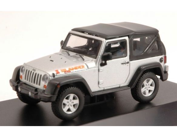 Greenlight GREEN86049 JEEP WRANGLER ISLANDER 2009 SILVER 1:43 Modellino