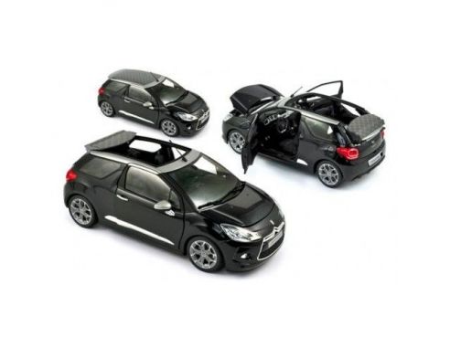 Norev 181545 CITROEN DS3 CABRIO 2013 BLACK 1/18 Modellino