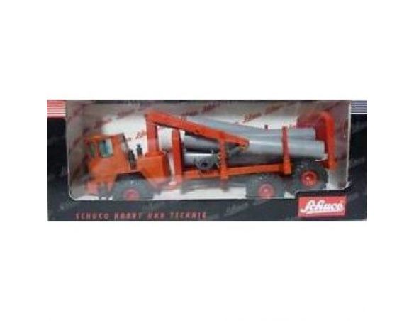 Schuco 7121 FAUN TRUCK WITH LOAD CON TUBI 1/43 Modellino