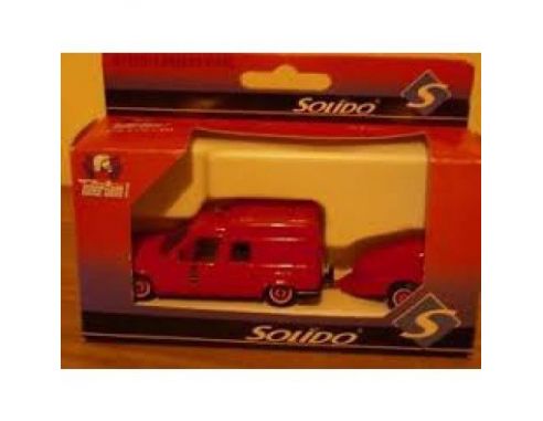 Solido 2130 EXPRESS POMPIERI + TRAILER 1/50 Modellino