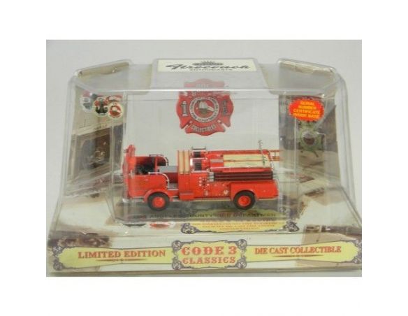 U.A.N. CO12950 BUS POMPIERI - FIRE BUS 1/64 Modellino