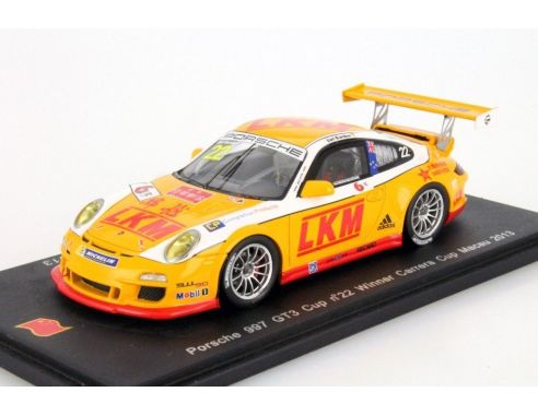Spark Model SA041 PORSCHE 997 GT3 N.22 WINNER CARRERA CUP MACAU 2013 E.BAMBER 1:43 Modellino